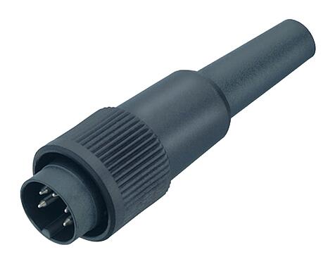 Widok 3D 99 0645 00 08 - Bayonet Męskie złącze kablowe proste, Kontaktów: 8, 3,0-6,0 mm, nieekranowany, lutowanie, IP40