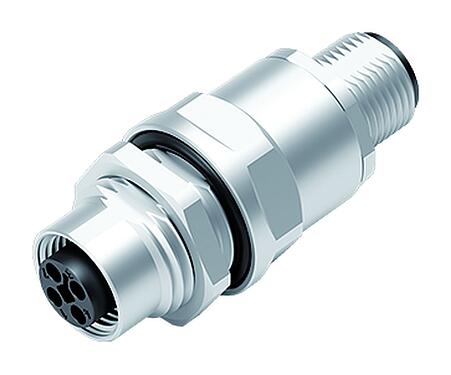 Ábrák 09 5260 10 04 - M12 vezérlőszekrény persely, : 4, árnyékolt, csatlakoztatható, IP67, UL 2238, M12x1,0