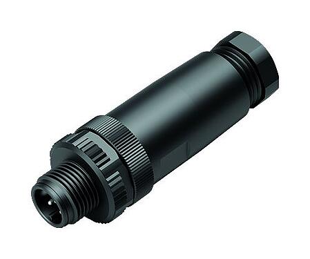 Illustratie M12 Kabelstekker, aantal polen: 5, 6,0-8,0 mm, onafgeschermd, schroefklem, IP67, UL 2238