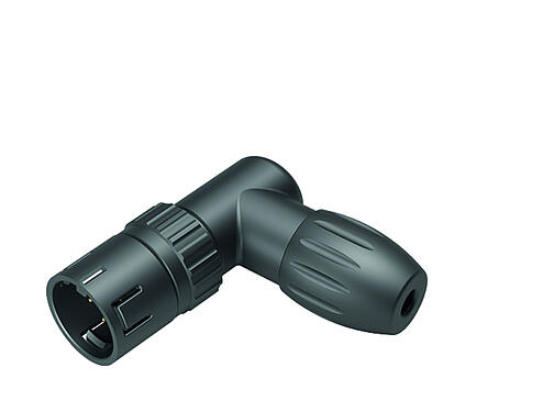 Illustration 99 9183 00 12 - Snap-In Male angled connector, Contacts: 12, 4.0-6.0 mm, unshielded, solder, IP67