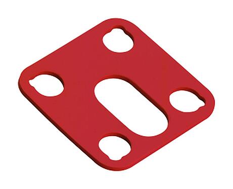 Abbildung 16 8089 001 - Bauform A - Flachdichtung, Silicon rot; Serie 210