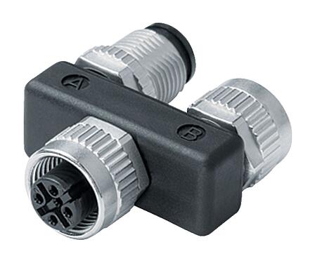 Abbildung 79 5212 00 05 - M12/M12,M12 Zweifachverteiler, Y-Verteiler, Stecker - 2 Dosen, Polzahl: 5, ungeschirmt, steckbar, IP68, UL 2238
