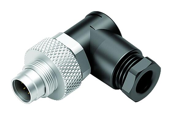 Illustratie 99 0421 70 07 - M9 Male haakse connector, aantal polen: 7, 3,5-5,0 mm, onafgeschermd, soldeer, IP67
