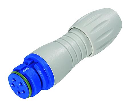 Illustration 99 9106 460 03 - Snap-In IP67 (miniature) Connecteur femelle, Contacts: 3, 4,0-6,0 mm, non blindé, souder, IP67