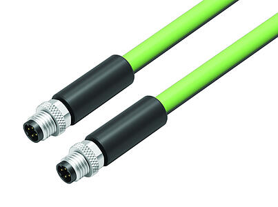 Automatisierungstechnik - Datenübertragung-M8-D-Verbindungsleitung 2 Kabelstecker_818_VL_KS-D_KS-D