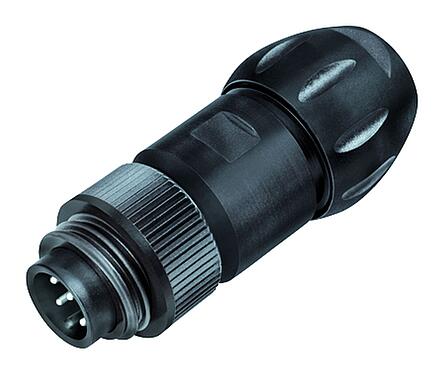 Illustration 99 4225 300 07 - RD24 Male cable connector, Contacts: 6+PE, 7.0-17.0 mm, unshielded, solder, IP67, UL, ESTI+, VDE, Vario