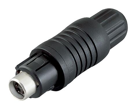일러스트 99 4910 00 04 - 푸시풀 케이블 소켓, 콘택트 렌즈: 4, 3.5-5.0mm, 차폐 가능, 솔더, IP67