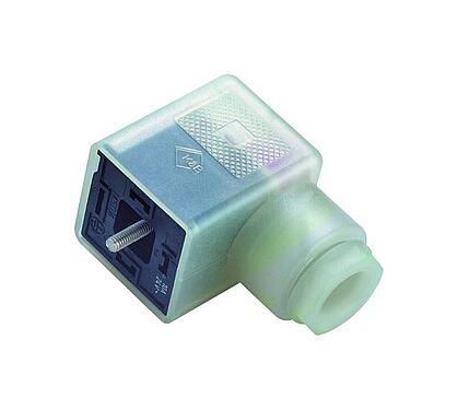 Abbildung 43 1730 140 03 - Gerätesteckdose, Polzahl: 2+PE, 6,0-8,0 mm, ungeschirmt, schraubklemm, IP40 ohne Dichtung, Schaltung P40, mit LED PNP