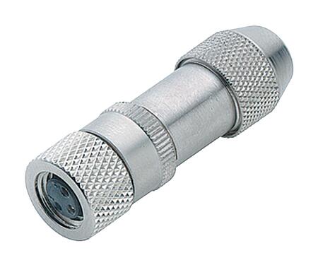 Illustration 99 3362 25 04 - M8 Connecteur femelle, Contacts: 4, 2,0-3,5 mm, blindable, souder, IP67