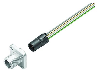 自動化技術.感測器和執行器--針頭方型法蘭座_763_3_FS_pos_einrast