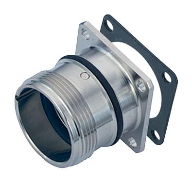 Illustration 99 4604 10 09 - M23 Female panel mount connector, Contacts: 9, unshielded, solder, IP67, front fastened