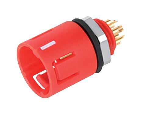 Illustrazione 99 9215 050 05 - Snap-In Connettore maschio a flangia, Numero poli: 5, non schermato, saldare, IP67, UL