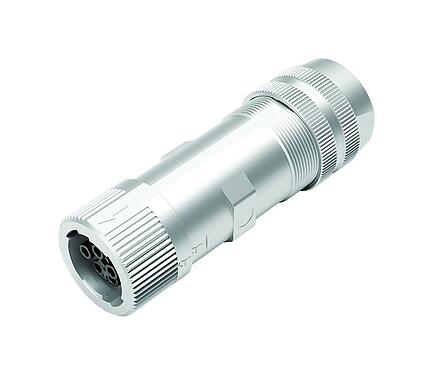 Abbildung 99 6166 000 06 - Bajonett Kabeldose, Polzahl: 6 (3+PE+2), 7,0-14,0 mm, ungeschirmt, schraubklemm, IP67 gesteckt und verriegelt
