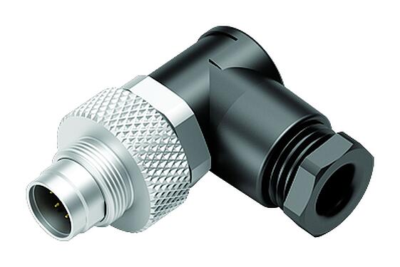 3D View 99 0421 70 07 - M9 IP67 Male angled connector, Contacts: 7, 3.5-5.0 mm, unshielded, solder, IP67