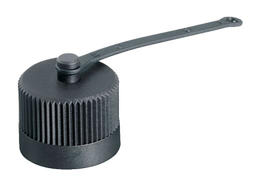 イラストレーション 7/8" 保護キャップ, IP67, 固定ストラップ付き
