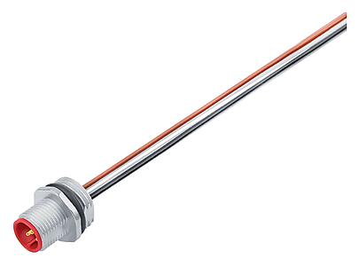 Automation Technology - Sensors and Actuators--Male panel mount connector_763_3_FS_Li_rot