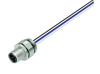 Automation Technology - Sensors and Actuators--Male panel mount connector_763_3_FS_pos_VA_Li_4pol