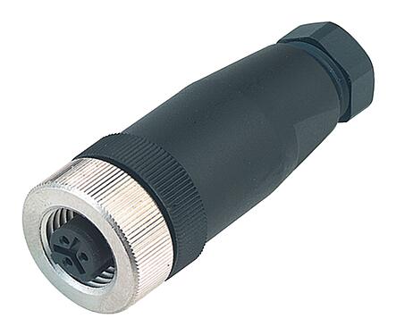 Illustration 99 2430 14 03 - 1/2 UNF Female cable connector, Contacts: 2+PE, 4.0-6.0 mm, unshielded, screw clamp, IP67, UL