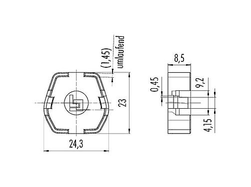 Maßzeichnung Lösewerkzeug