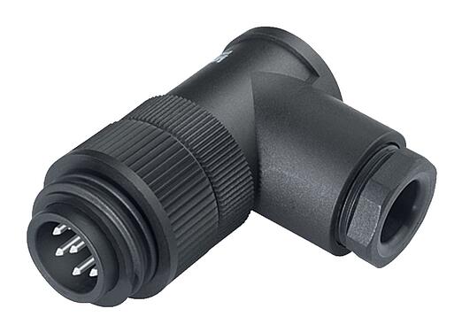 Illustratie RD24 Male haakse connector, aantal polen: 6+PE, 10,0-12,0 mm, onafgeschermd, soldeer, IP67, UL, ESTI+, VDE, PG 13,5