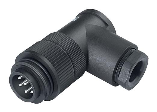 Illustration 99 4201 215 07 - RD24 Male angled connector, Contacts: 6+PE, 10.0-12.0 mm, unshielded, crimping (Crimp contacts must be ordered separately), IP67, UL, ESTI+, VDE, PG 13.5