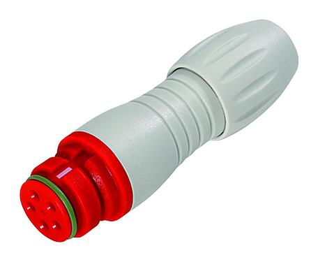 Minh hoạ Snap-In Ổ cắm cáp, Số lượng cực : 5, 4,0-6,0mm, không có chống nhiễu, hàn, IP67
