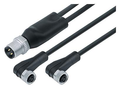 Automatiseringsteknik – sensorer och ställdon--Kabelsplitter plugg -  2 vinkeluttag_765_0_23_DG_SK