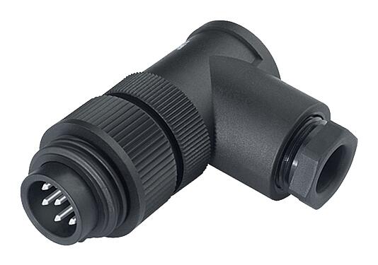 Illustration 99 4201 210 07 - RD24 Male angled connector, Contacts: 6+PE, 8.0-10.0 mm, unshielded, crimping (Crimp contacts must be ordered separately), IP67, UL, ESTI+, VDE, PG 11