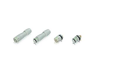 Snap-in IP67 miniature connectors for medical applications