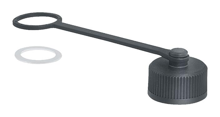 Ábrák 08 2989 000 000 - M12-A/B/D/K/K/L/S/T/US/X - Protective cap for flange plug, front mounting, 11 mm