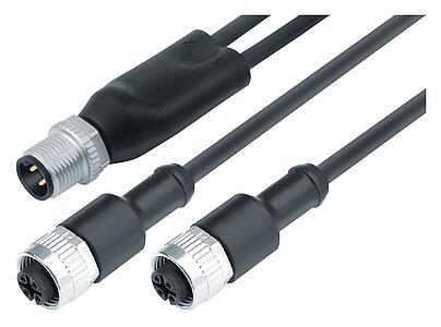 Средства автоматизации - датчики и сервоприводы--Кабельный разветвитель разъем - 2 кабельная розетка_765_0_19_DG_SK