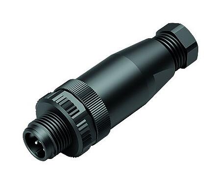 Illustration 99 0429 43 04 - M12 Male cable connector, Contacts: 4, 4.0-6.0 mm, unshielded, screw clamp, IP67, UL