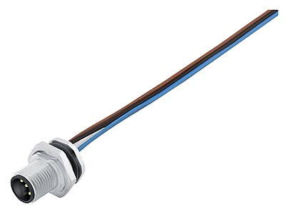 Automation Technology - Voltage and Power Supply--Male panel mount connector_813_3_FS_Li_RWMont