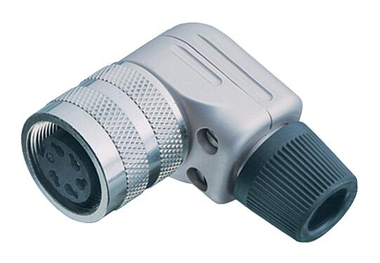 Illustration 99 0140 12 05 - M16 Female angled connector, Contacts: 5 (05-a), 6.0-8.0 mm, shieldable, solder, IP40