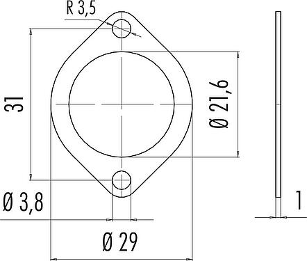 Schaaltekening Afdichting