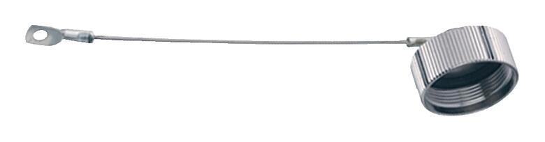 Illustrazione 08 1202 001 001 - M23 - Cappuccio di protezione per connettori flangiati con filettatura maschio; Serie 623