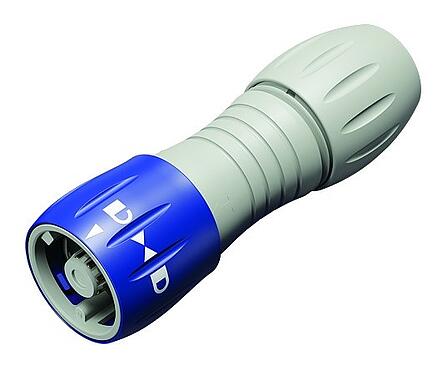 Abbildung Bajonett Kabelstecker, Polzahl: 8, 6,0-8,0 mm, ungeschirmt, löten, IP67 (auch ungesteckt)