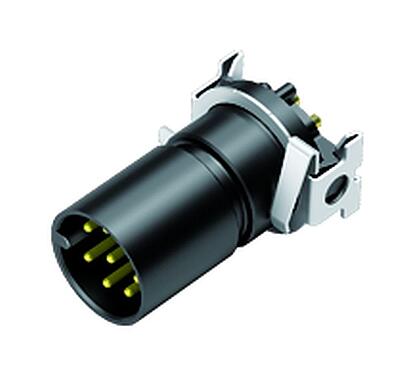 Illustration M12 Male receptacle, Contacts: 5, shieldable, SMT, IP67
