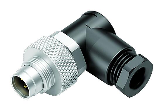 Illustratie 99 0413 70 05 - M9 Male haakse connector, aantal polen: 5, 3,5-5,0 mm, onafgeschermd, soldeer, IP67