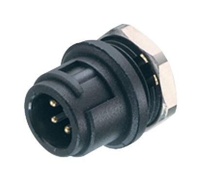 Illustrazione 09 9477 00 07 - Baionetta Connettore maschio a flangia, Numero poli: 7, non schermato, saldare, IP40