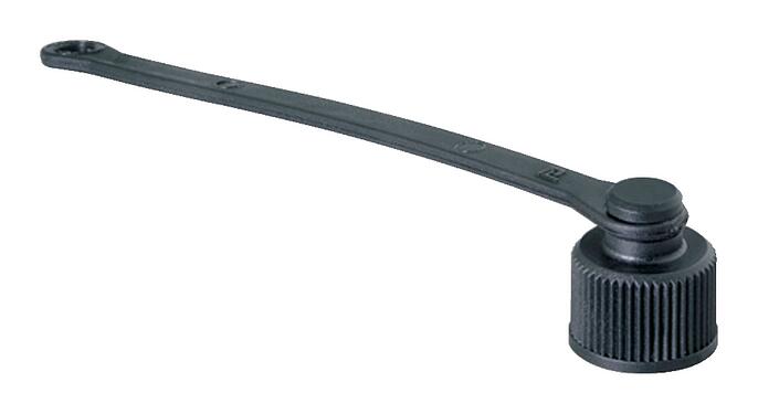 Illustration Protecting cap, IP67, with retaining strap