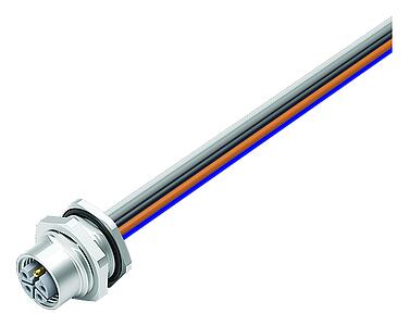 Automation Technology - Voltage and Power Supply--Female panel mount connector_823_4_FD_L_vv