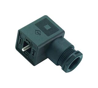Ổ cắm van điện từ, loại lắp ráp, Số lượng cực : 3+PE, 8,0-10,0mm, không có chống nhiễu, kẹp vít, IP40 không dán, VDE, ESTI+, PG 11