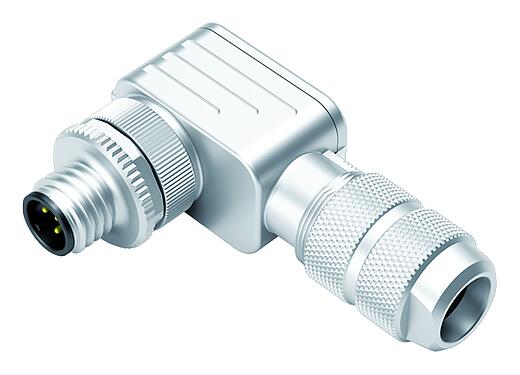 Illustration 99 1431 824 04 - M12 Male angled connector, Contacts: 4, 5.0-8.0 mm, shieldable, screw clamp, IP67, UL