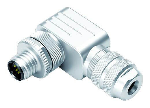 Illustration 99 1537 824 05 - M12 Male angled connector, Contacts: 5, 4.0-6.0 mm, shieldable, wire clamp, IP67