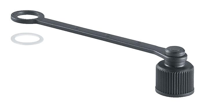 Ábrák 08 2972 000 000 - M8 / AS-Interface - Protection cap for flange plug, front mounting