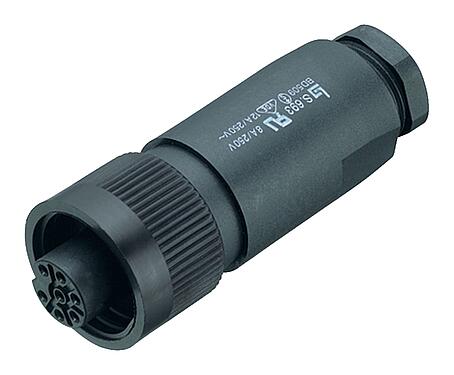 Abbildung 99 4226 110 07 - RD24 Kabeldose, Polzahl: 6+PE, 8,0-10,0 mm, ungeschirmt, löten, IP67, UL, ESTI+, VDE, PG 11