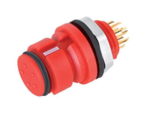 Illustrazione 99 9216 050 05 - Snap-In Connettore femmina a flangia, Numero poli: 5, non schermato, saldare, IP67, UL