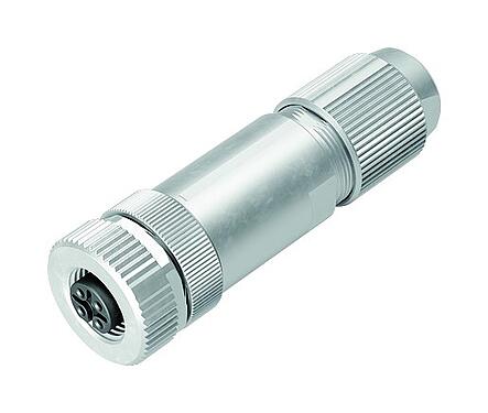 Kuva M12 Kaapelirasia, Napojen määrä: 5, 5,0-8,0 mm, suojattavissa, ruuviliitin, IP67, UL 2238, Irisjousi