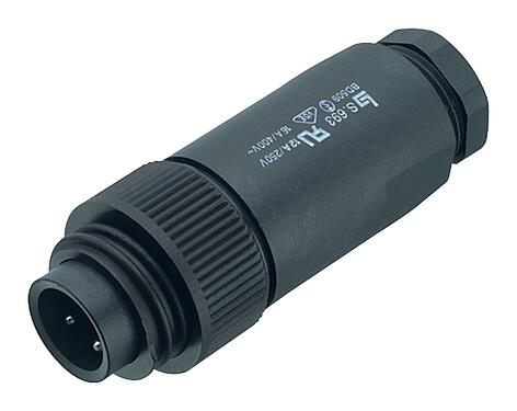 Abbildung RD24 Kabelstecker, Polzahl: 6+PE, 8,0-10,0 mm, ungeschirmt, löten, IP67, UL, ESTI+, VDE, PG 11